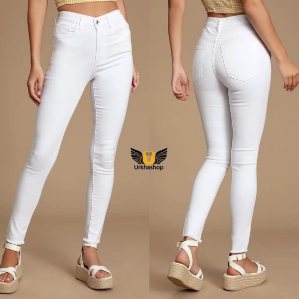 White Skinny High Quality Jeans Pant