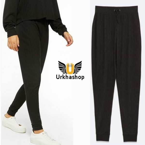 Ribbed Jersey Joggers For Girls To Adult Girls